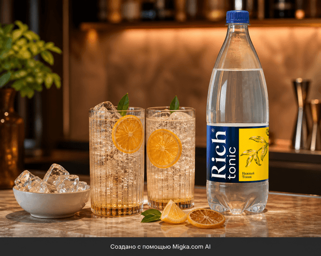 Напиток Rich Tonic 1 л: Тоник с цитрусовым сиропом