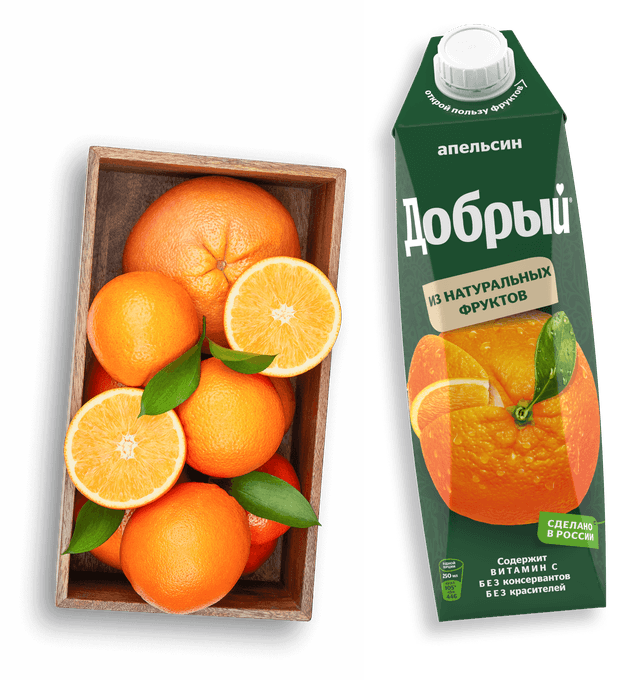 Сок Добрый Апельсин 1 л ТП