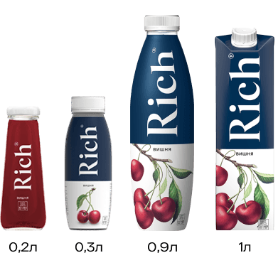Сок «Rich» Вишня 1 л (Беларусь)