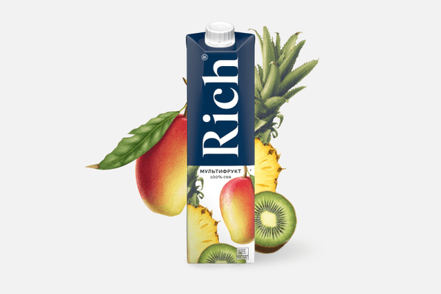 Сок «Rich» Мультифрукт 1 л (Беларусь)