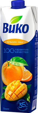 Нектар Вико апельсин манго 1 л ТП