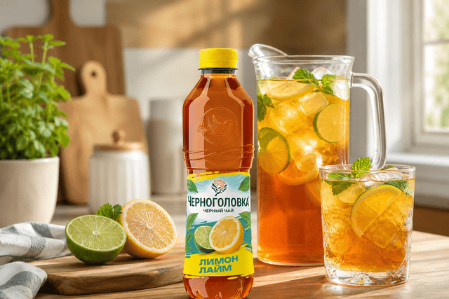Чай ICE TEA Черный лимон 0.5л ПЭТ: 3. Основа для домашнего лимонада