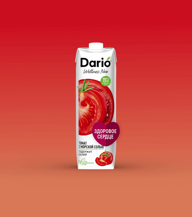 Нектар Dario Wellness Томатный 1 л ТП