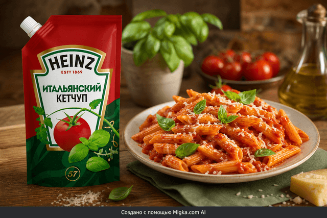 Кетчуп Heinz Итальянский 320 г: Курица с томатной глазировкой
