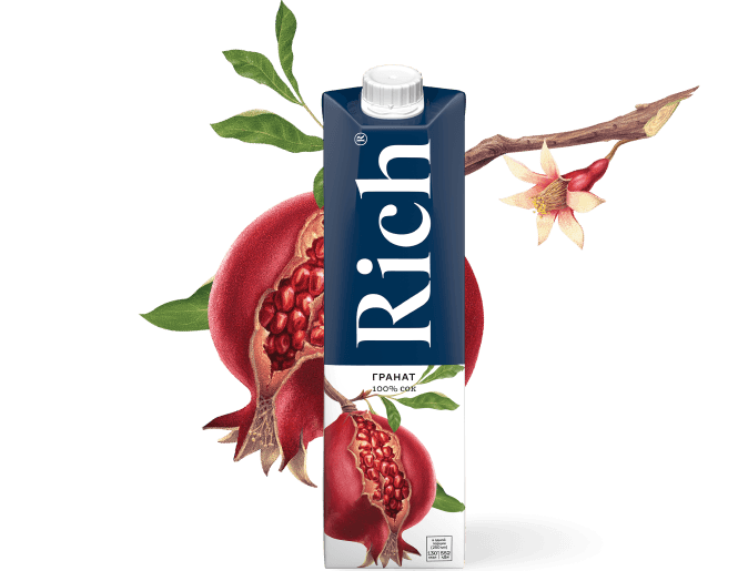 Напиток "Rich" Гранат 1л (Россия)