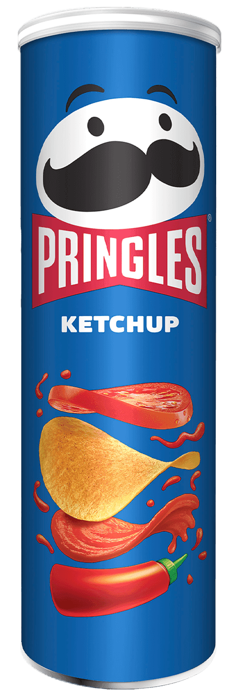 Чипсы "Pringles" Кетчуп 165г (Германия) *19шт (пал56)