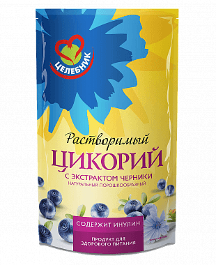 ЦЕЛЕБНИК цикорий с черникой ZIP м/у 85гр*12шт СлавКофе