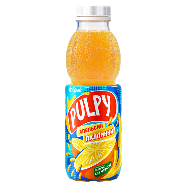 Напиток "Pulpy" Апельсин 0,45л ПЭТ (Россия)