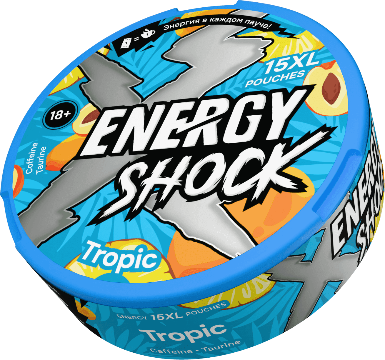 Энергетические паучи " Energy Shok" Tropical power 10г (Россия)