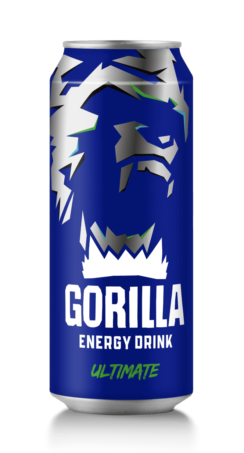 Энергетический напиток "Gorilla" Ультимэйт сах 0,45л ЖБ (Россия)
