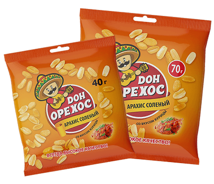 Арахис "Дон орехос" со вкусом курицы 40г (Россия)