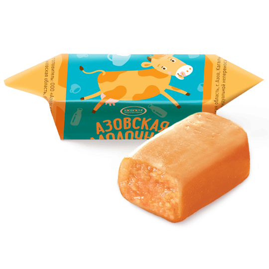 Конфеты "Азовская Коровка" Молочные 300г (Россия)