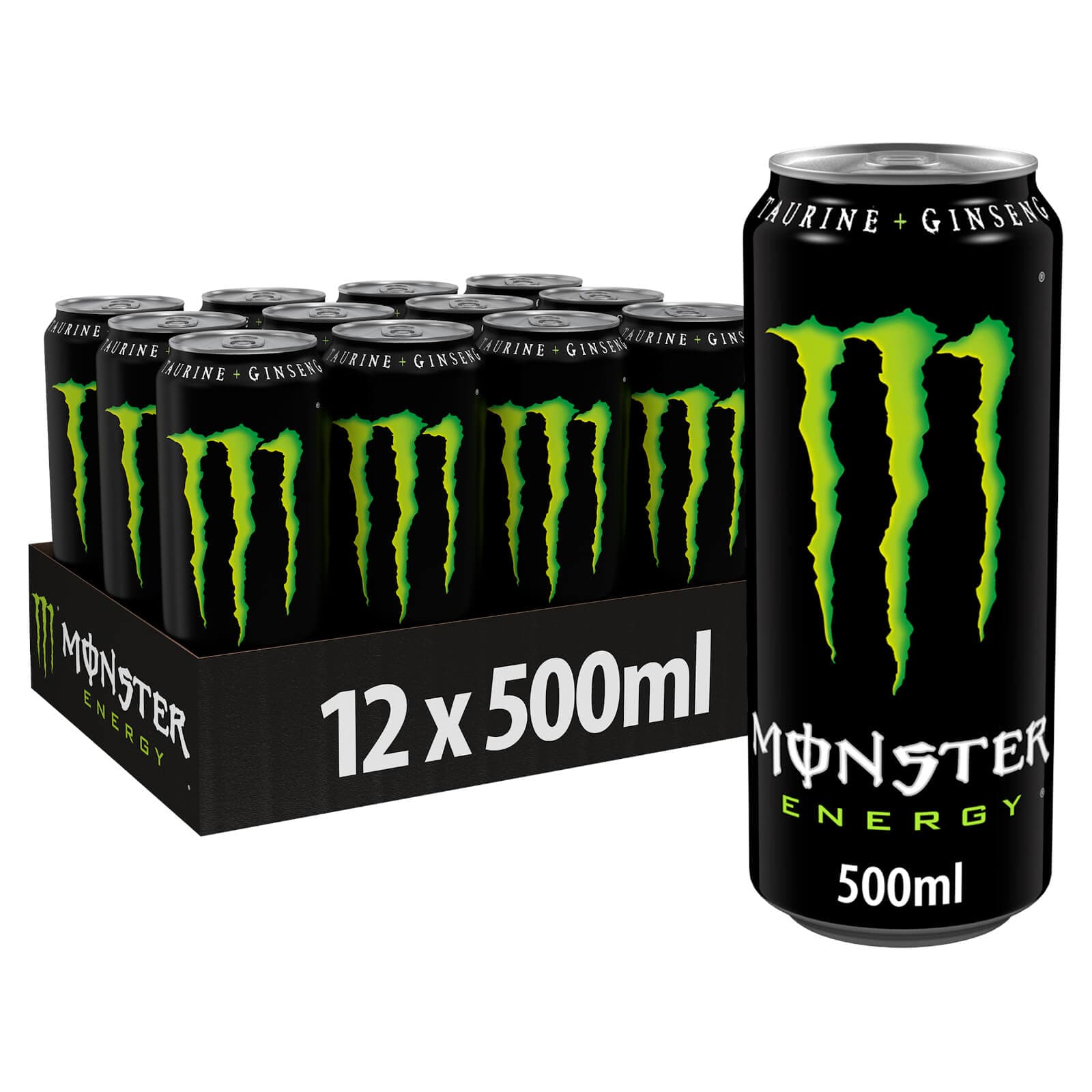 Энергетический напиток "Monster" Original 0,5л жб (Польша) *12шт Кока-кола