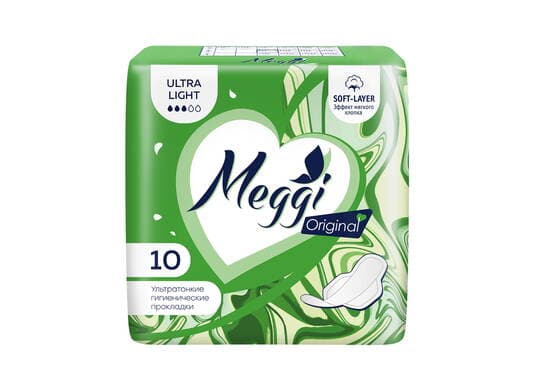 Прокладки Мэгги Ultra Light 3* 10шт