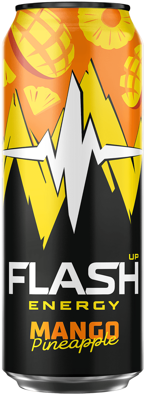 Энергетический напиток "Flash" Манго 0.45л ЖБ (Россия)