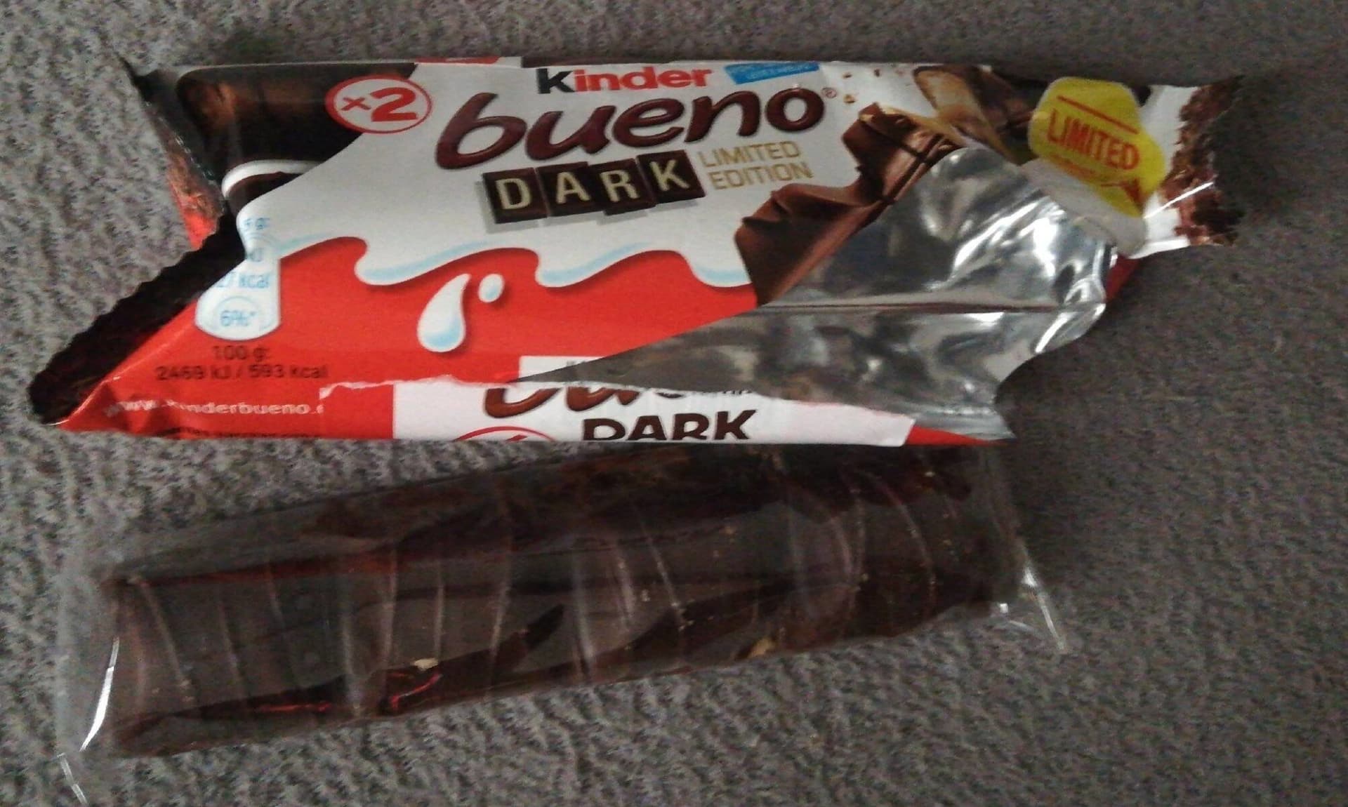 Батончик "Kinder" Bueno тем шок 43г