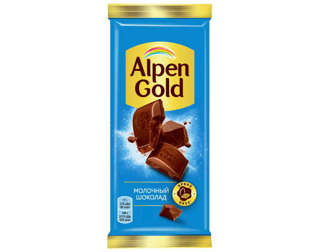 Шоколад "Alpen Gold" Молочный 80г (Польша)