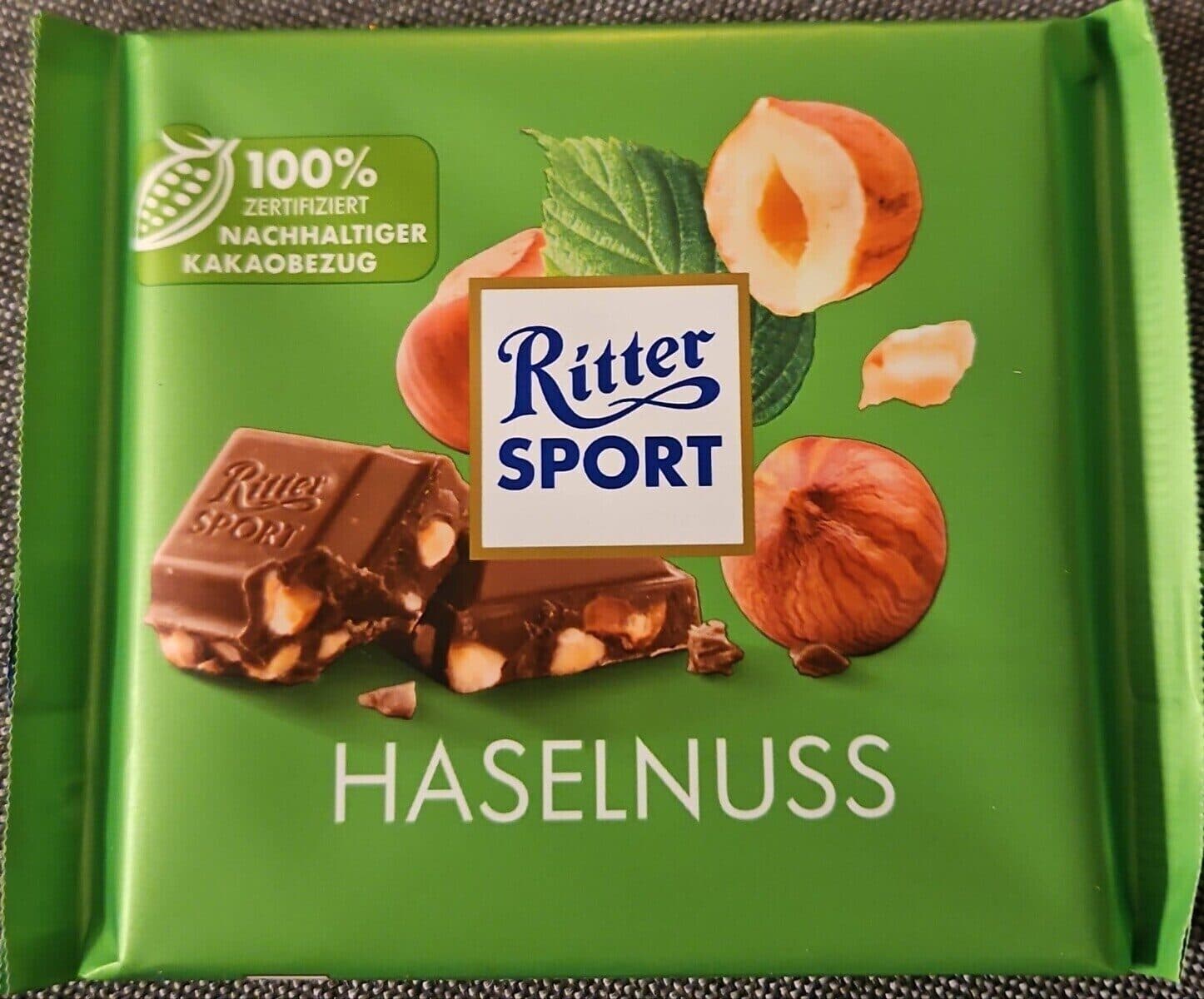 Шоколад молочный Лесной орех Ritter Sport м/у 100г (Германия)