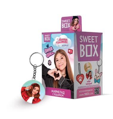 МИЛАНА ХАМЕТОВА SWEET BOX Мармелад с подарком в коробочке 12/10, 10г.
