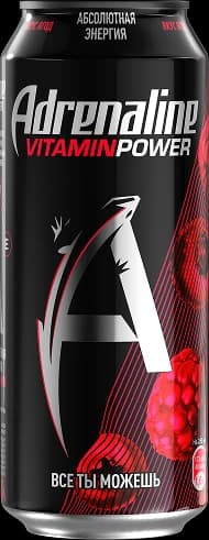 Энергетический напиток "Adrenaline Rush" Ягоды 0,449л ЖБ (Россия)