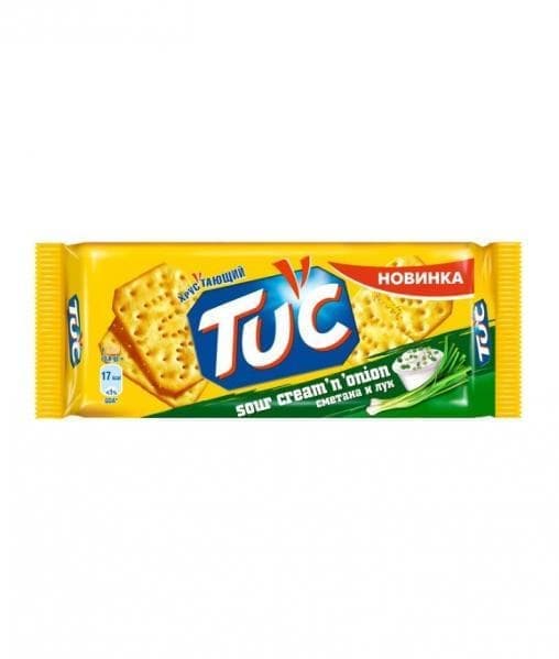 Крекер "TUC" со вкусом сметаны и лука 100г (Египет)