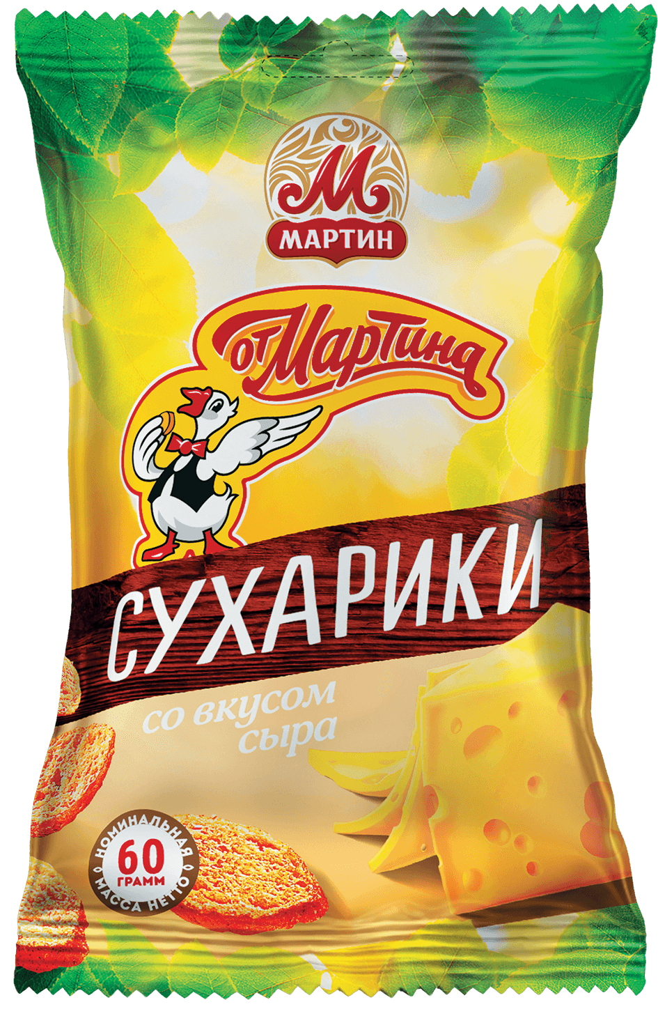 Сухарики "Мартин" с Сыром 60г (Россия)