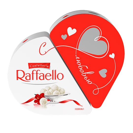 КонФеты "Raffaello" Сердце 300г ЖБ (Россия)