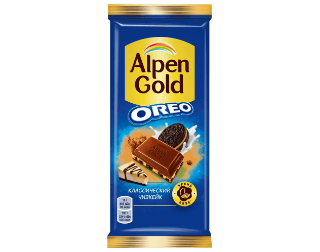 Шоколад "Alpen Gold" Oreo Классический Чизкейк 90г (Польша)