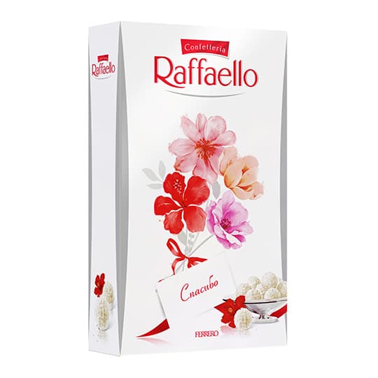 Конфеты "Raffaello" С цельным миндалем 150г (Россия)