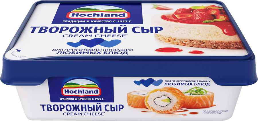 Сыр "Hochland" 180г ван ТВОРОЖНЫЙ ДЛЯ КУЛИНАРИИ/16