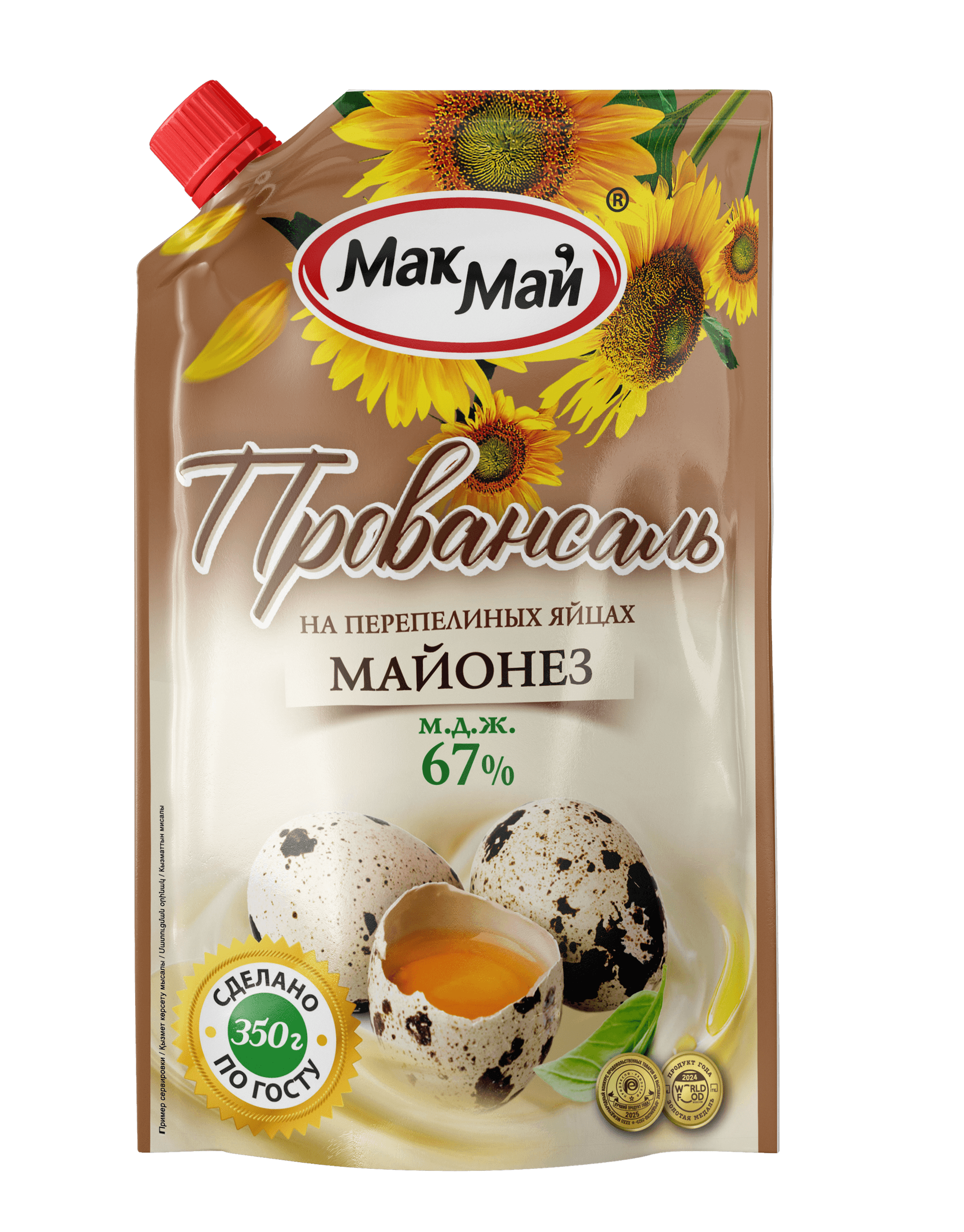 "Мак Май" Майонез На Перепел.Яйц 67% Д/П 350г (Россия)