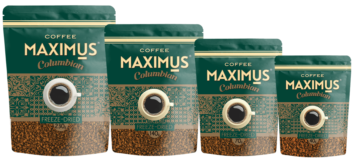 Кофе "Maximus" Columbian растворимый 140г МУ (Россия)