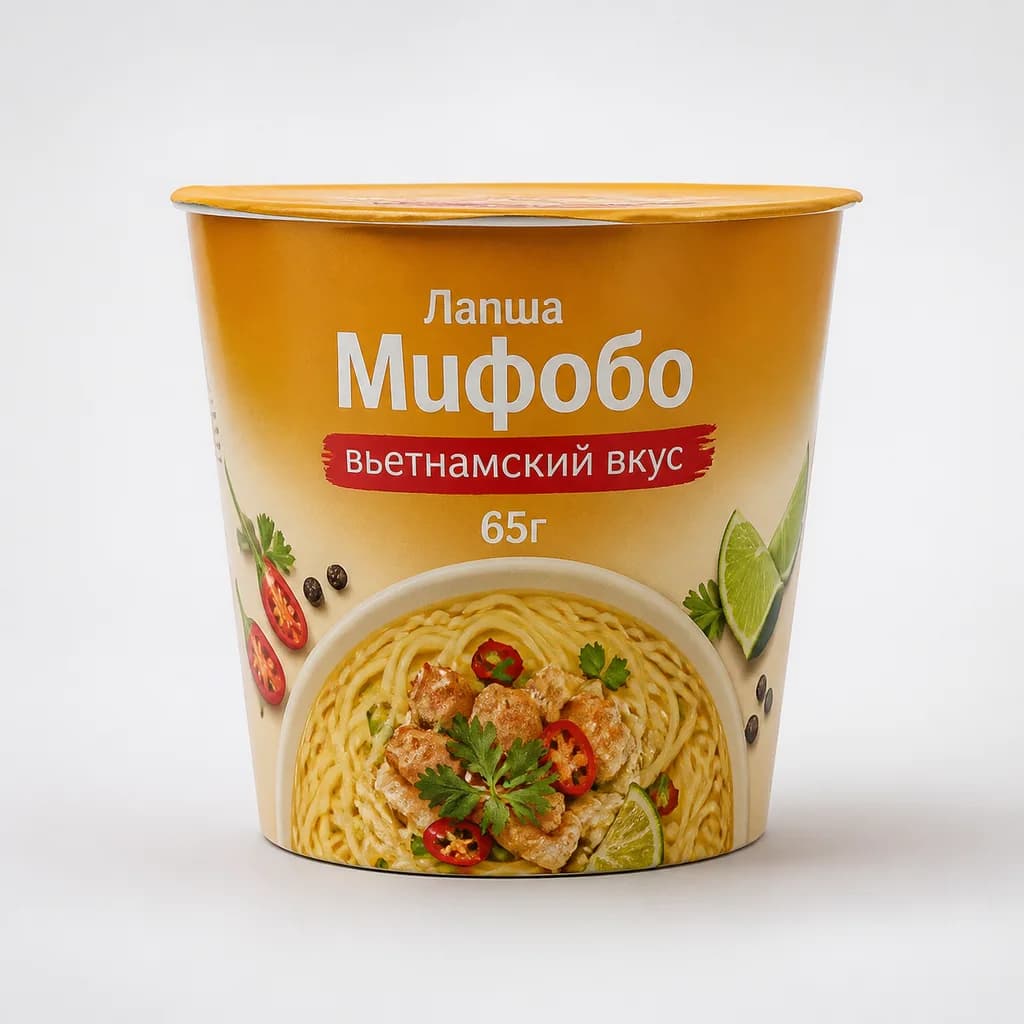 Лапша "Мифобо" вьетнамский вкус 65г СТ (Россия)