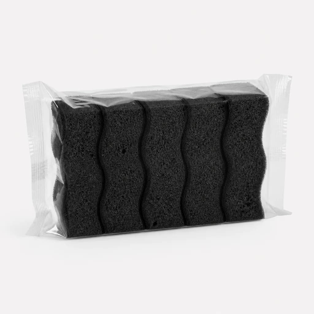 Губки кухонные BIG City волн Максима Black 5шт