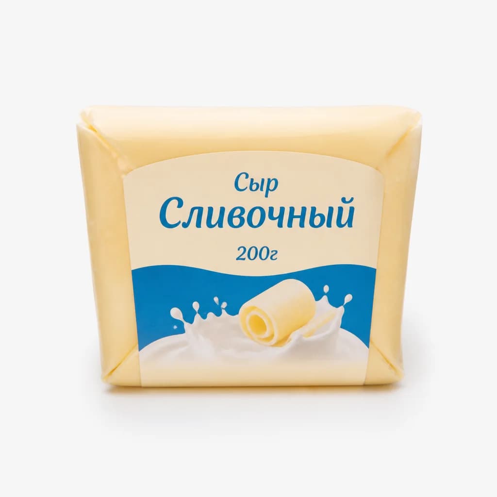 ЗП "ФАС" Сыр Сливочный 200г (Россия)