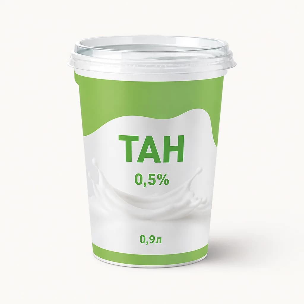Продукт кисломолочный "Новатор" Тан 0,5% 0,9л (Россия)