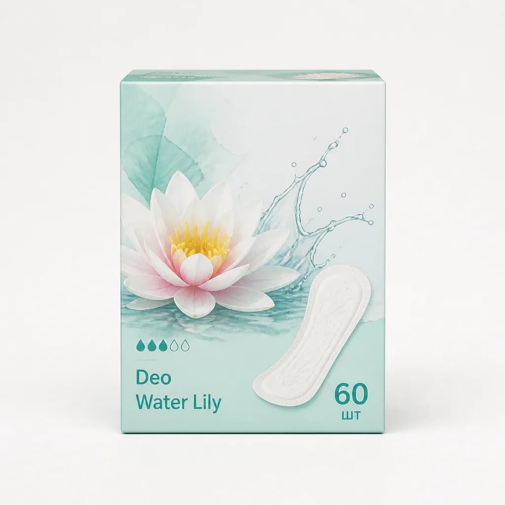 Прокладки Discreet ежедн Deo Water Lily 60 шт