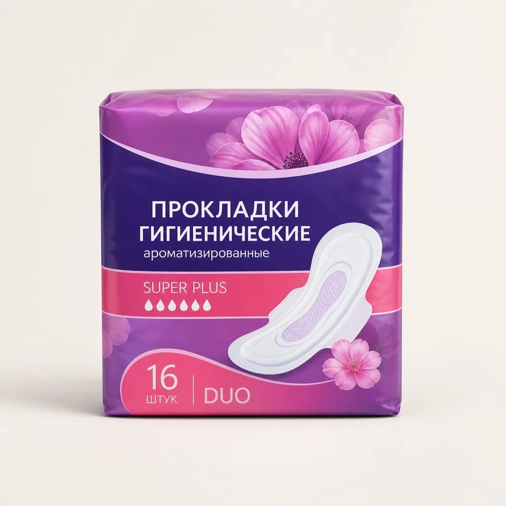 Прокладки гиг. Always Ultra аромат. Super Plus Duo 16шт