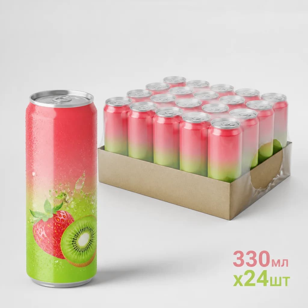ФАНТА Fanta Strawberry*Kiwi (Клубника/Киви) 330мл*24шт Кока-Кола