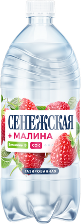 Напиток «Сенежская" Малина газ 1л ПЭТ