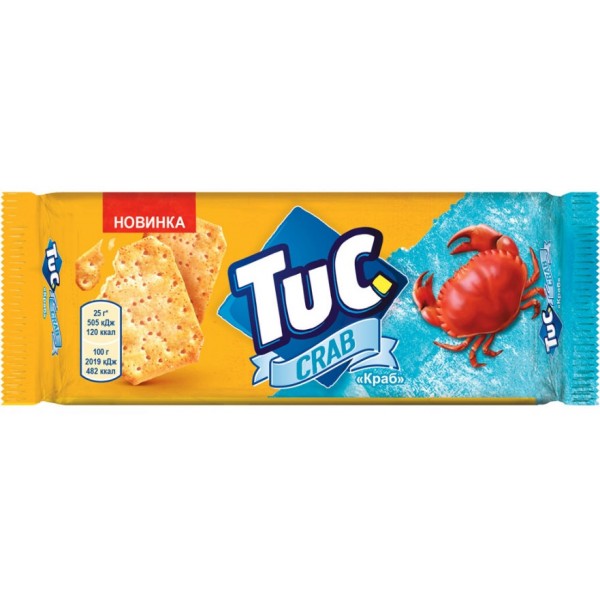 Крекер "TUK " со вкусом краб 100г