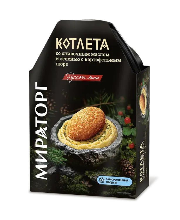 "Мираторг" Котлета по-киевски с картофельным пюре 260г ОХЛ (Россия)