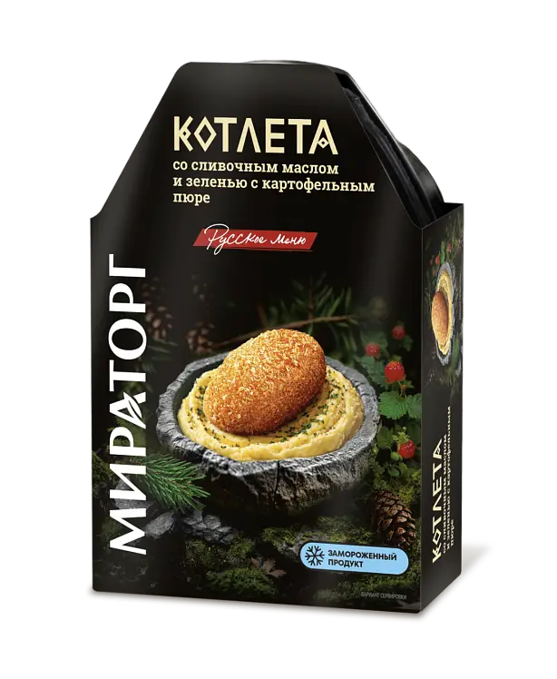 "Мираторг" Котлета по-киевски с картофельным пюре 260г ОХЛ (Россия)