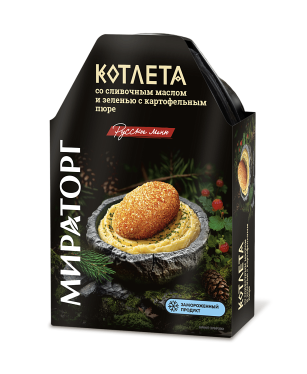 "Мираторг" Котлета по-киевски с картофельным пюре 260г ОХЛ (Россия)