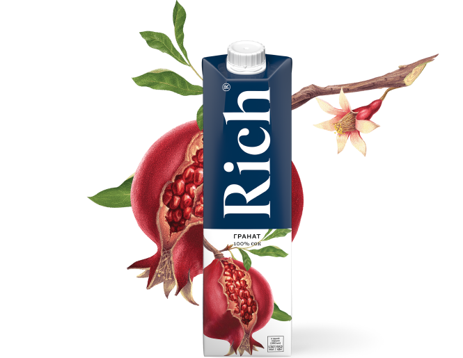 Напиток "Rich" Гранат 1л (Россия)