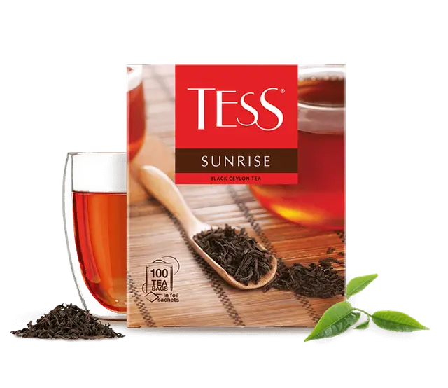 Чай цейлонский чёрный байховый "Tess Sunrise" 100пак 1,8г (Россия)