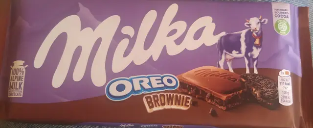 Шоколадка "Milka" Oreo Brownie 100г (Швейцария)