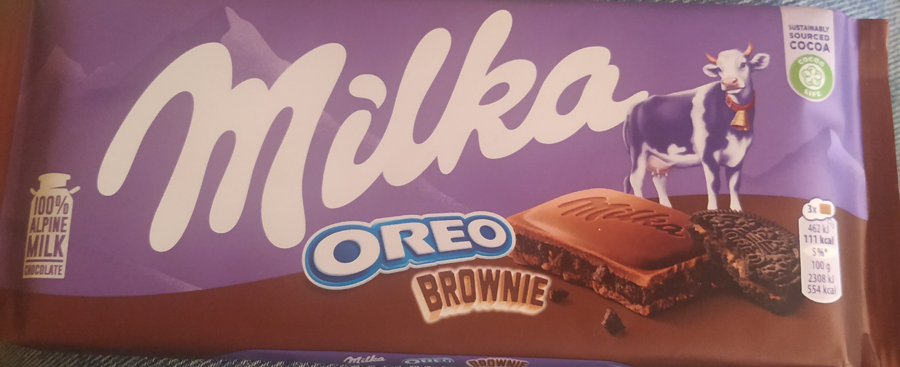 Шоколадка "Milka" Oreo Brownie 100г (Швейцария)