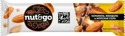 Батончик «Nut N Go» миндальный 34г (Россия)