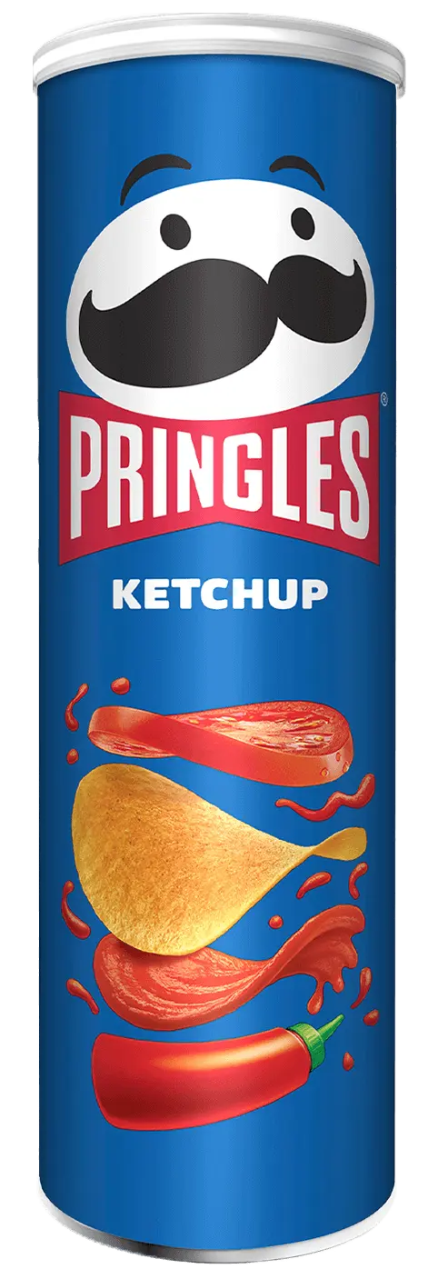 Чипсы "Pringles" Кетчуп 165г (Германия) *19шт (пал56)